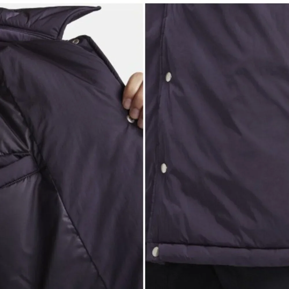 NWT Men's LARGE Therma-FIT Oversized Fit Synthetic Fill Jacket- Cave Purple - Picture 2 of 3